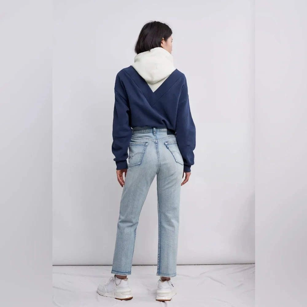 LEVI’S 501  ORIGINAL CROPPED WOMEN'S JEANS selvedge LMC snow diamond size 27/26 - Picture 13 of 13